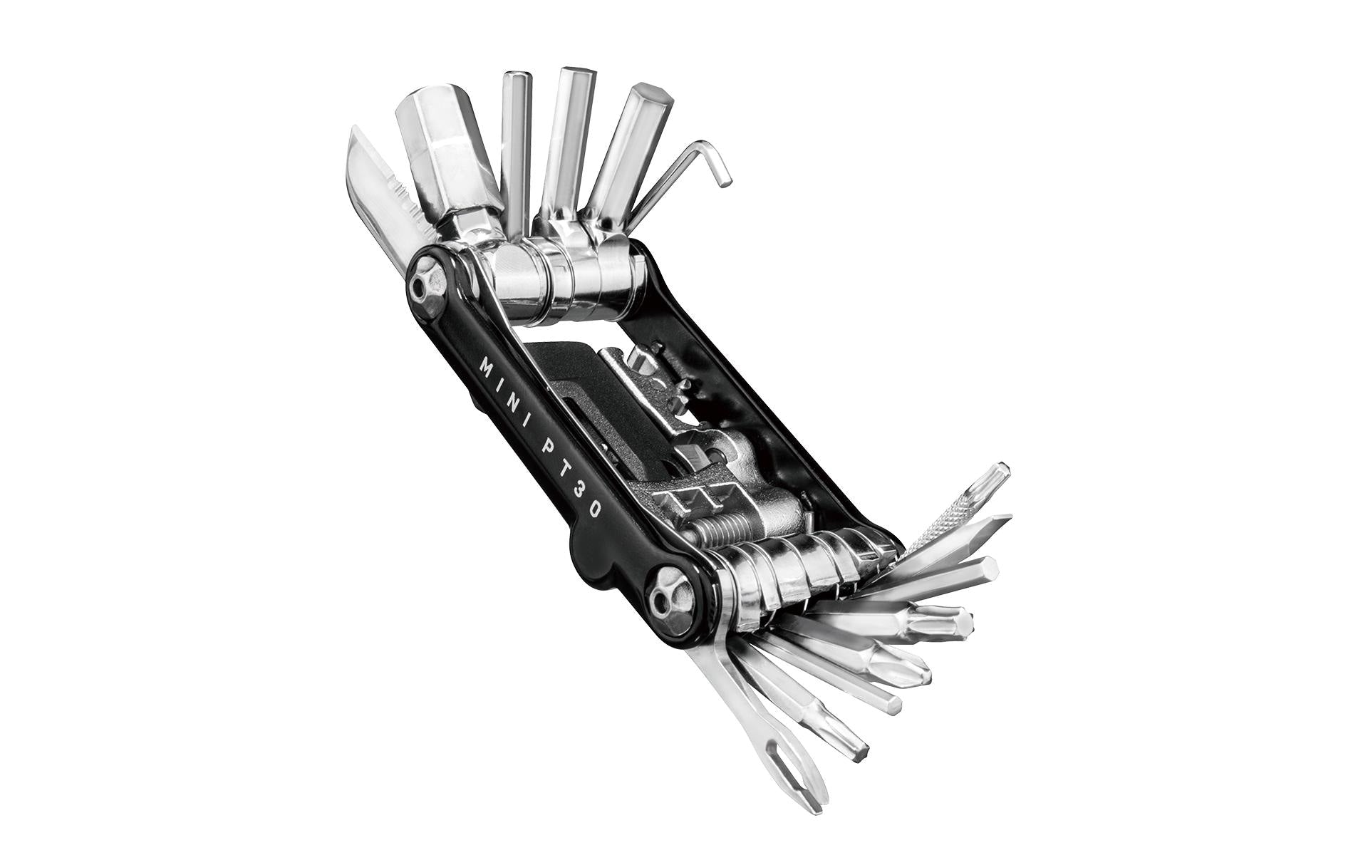 Topeak Mini Tool PT30 30 Funktionen, mit Kettennieter, schwarz
