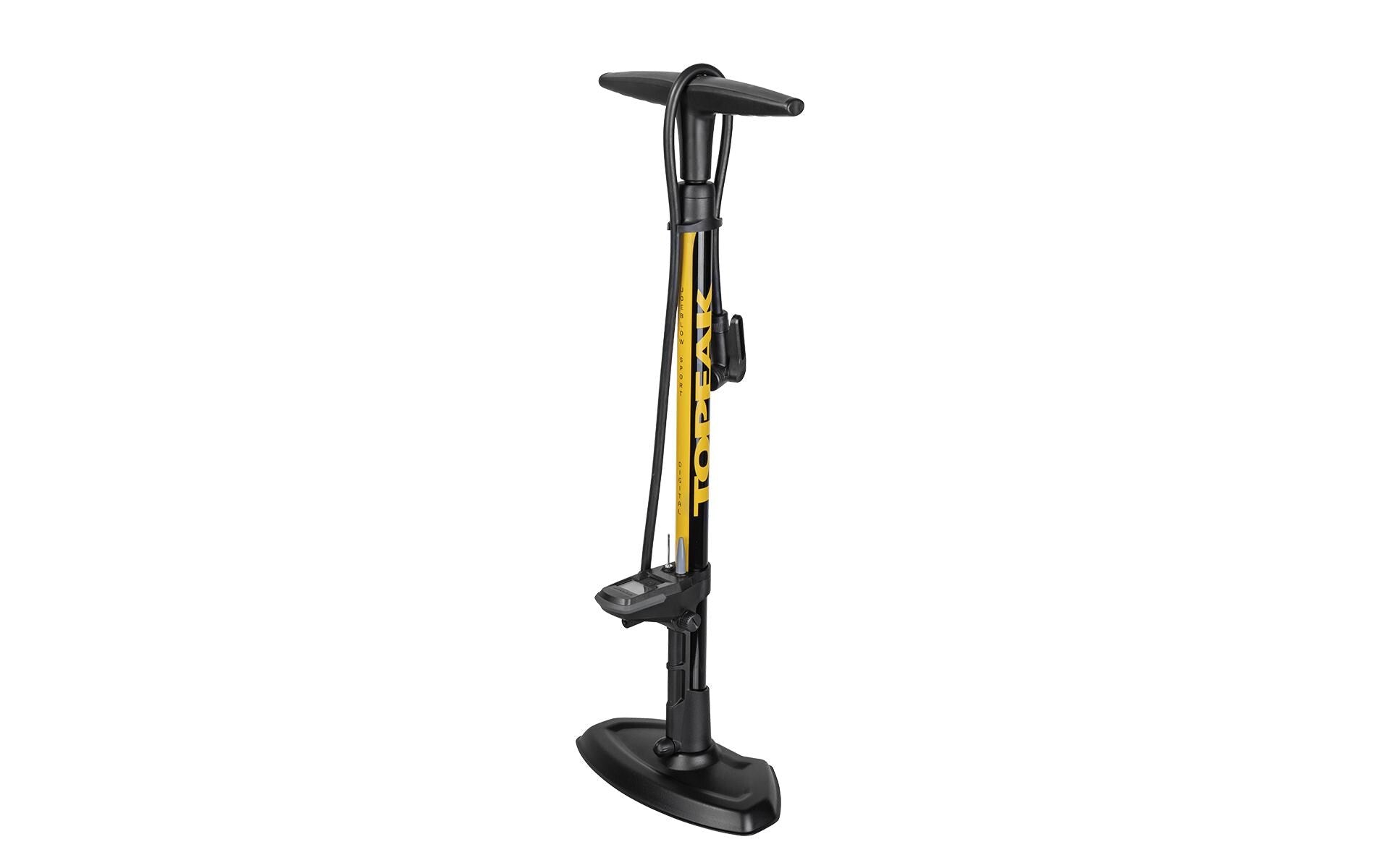 TOPEAK JoeBlow Sport Digital Standpumpe, schwarz/gelb 11bar