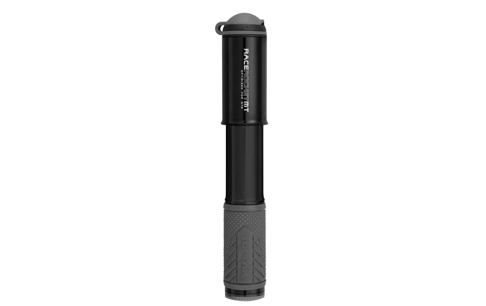 TOPEAK RaceRocket MT Mini Pumpe, schwarz, neue Halterung 6 bar
