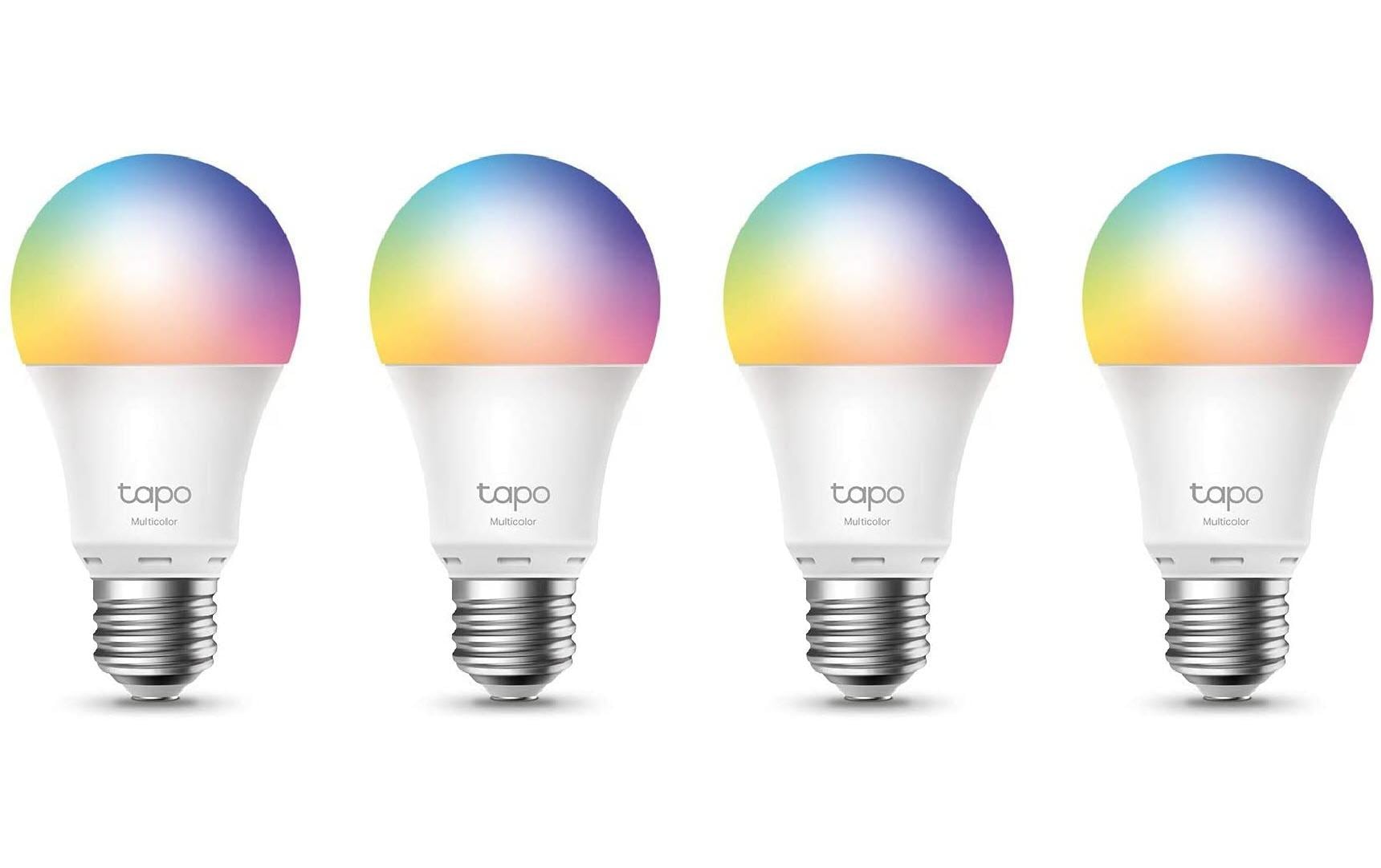 TP-Link Smart Bulb Tapo L530E, 4-Pack Multi Color Smarte Lampe, E27
