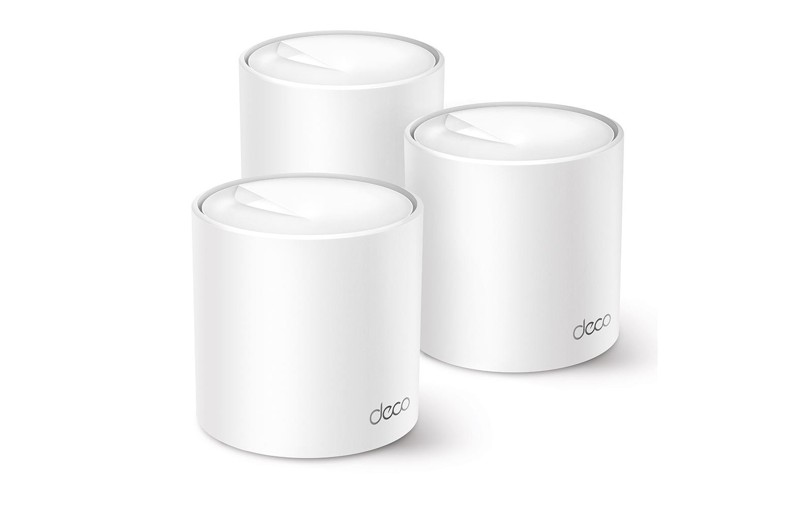 TP-Link Deco X50: WiFi-6 Mesh 3-Set System 574+2042Mbps, Beamforming, WPA3