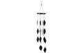 Esschert Design Windspiel Blätter Eisen, 10.1x10.1x52.5 cm (LxBxH)