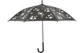 Esschert Design Regenschirm ReflektorSterne 87.5x87.5x71.2 cm (LxBxH), Polyester, Stahl