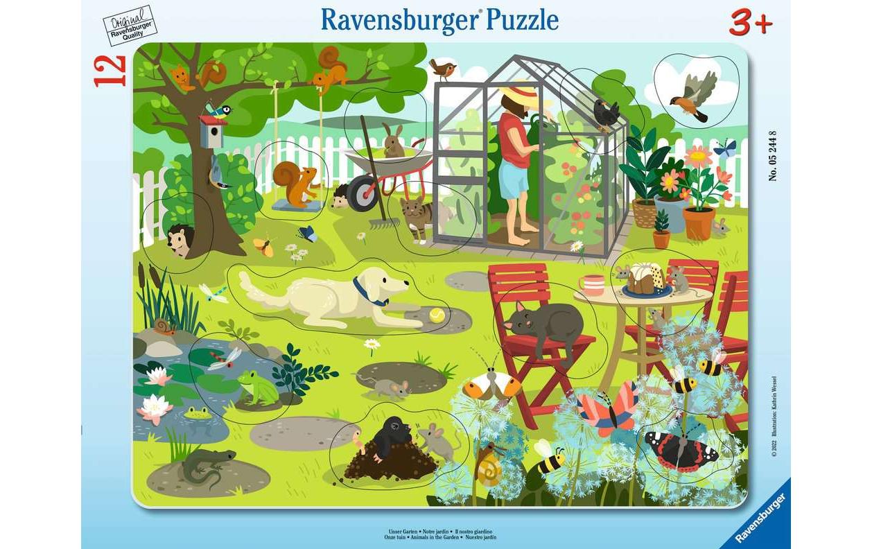 Puzzle Unser Garten Teile: 12