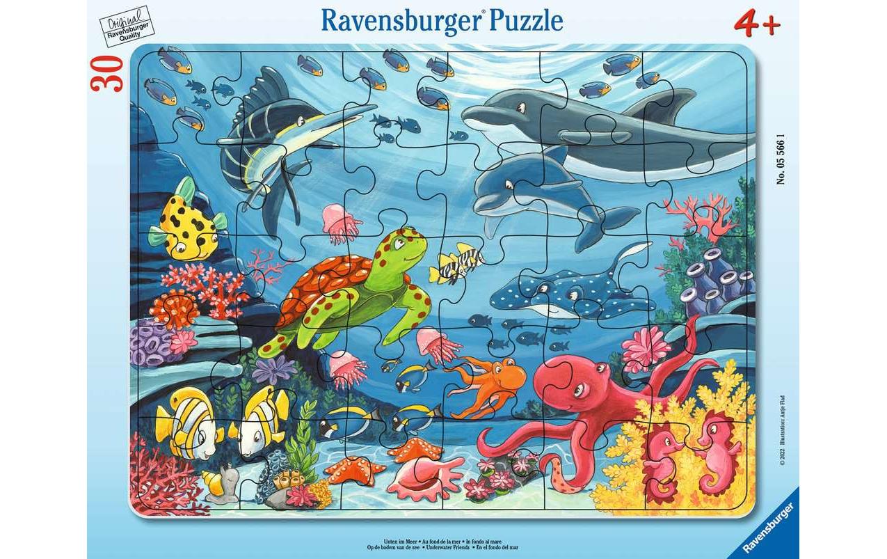 Puzzle Unten im Meer Teile: 30