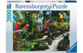 Puzzle Bunte Papageien im Dschungel Teile: 2000
