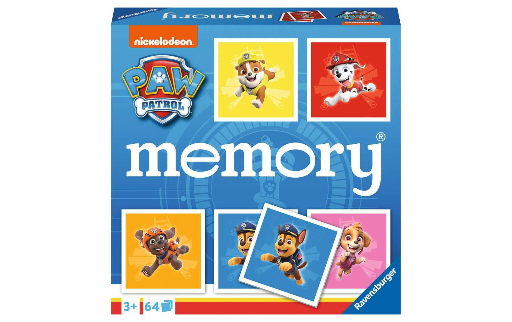 memory Paw Patrol 3-99 Jahre, 2 - 8 Spieler