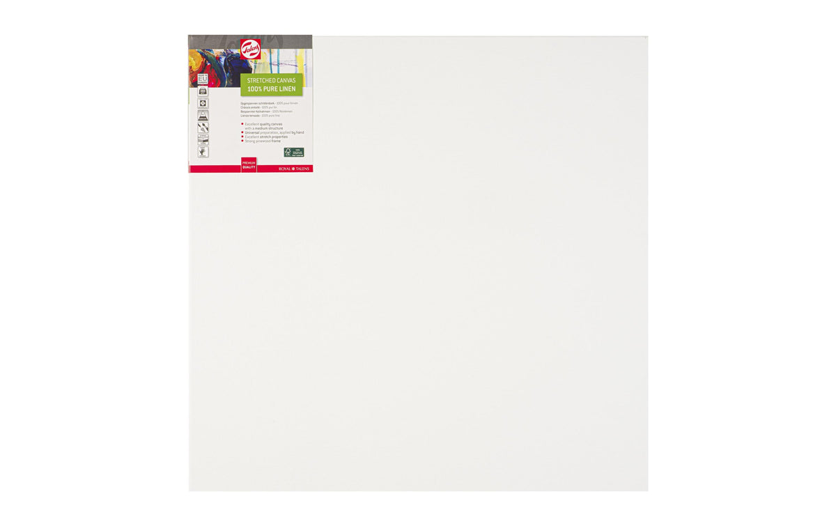 Talens Keilrahmen 60 x 60 x (2 x 4.5 cm) Leinen, Dicke 2 x 4.5 cm, Grösse 60 x 60 cm