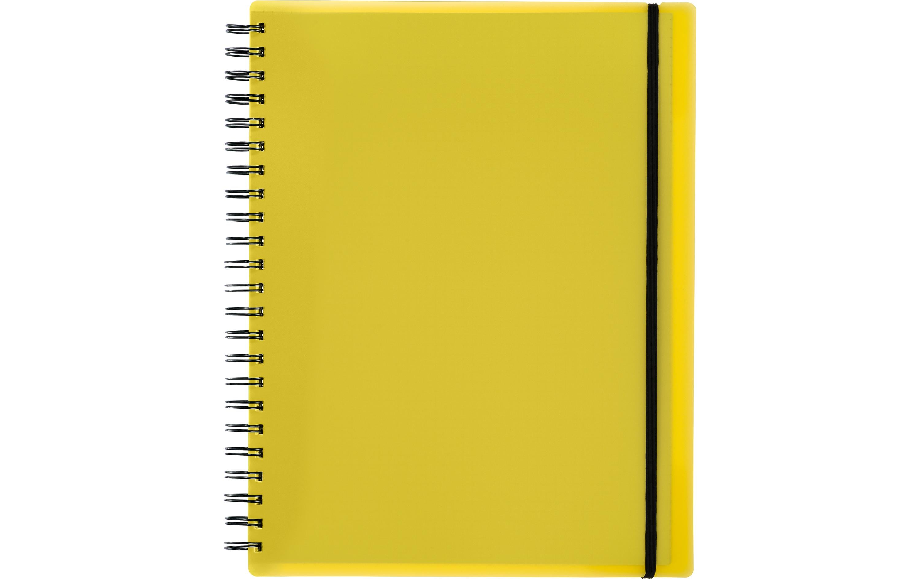 Kolma Notizheft Easy A4 100 Blatt, 70g/m2, kariert, Gelb