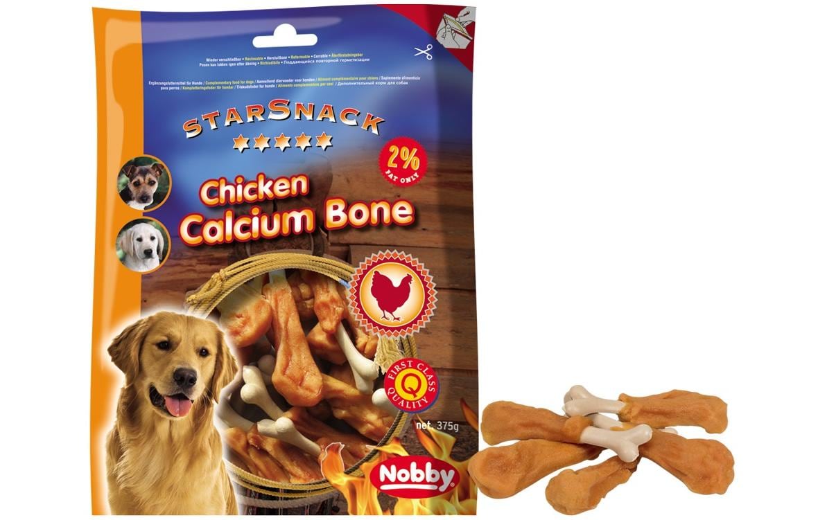 Nobby StarSnack Barbecue Chicken Calcium Bone 375g