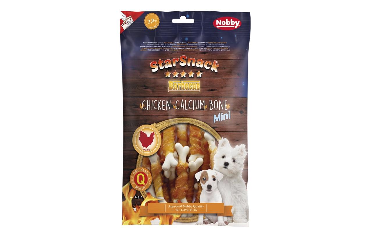 Nobby StarSnack Barbecue Mini Chicken Calcium Bone 113g