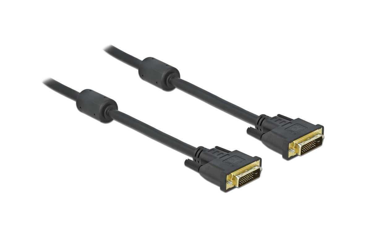 Delock DVI-D Monitor Kabel: 3m, Dual-Link Stecker 24+1 auf Stecker 24+1