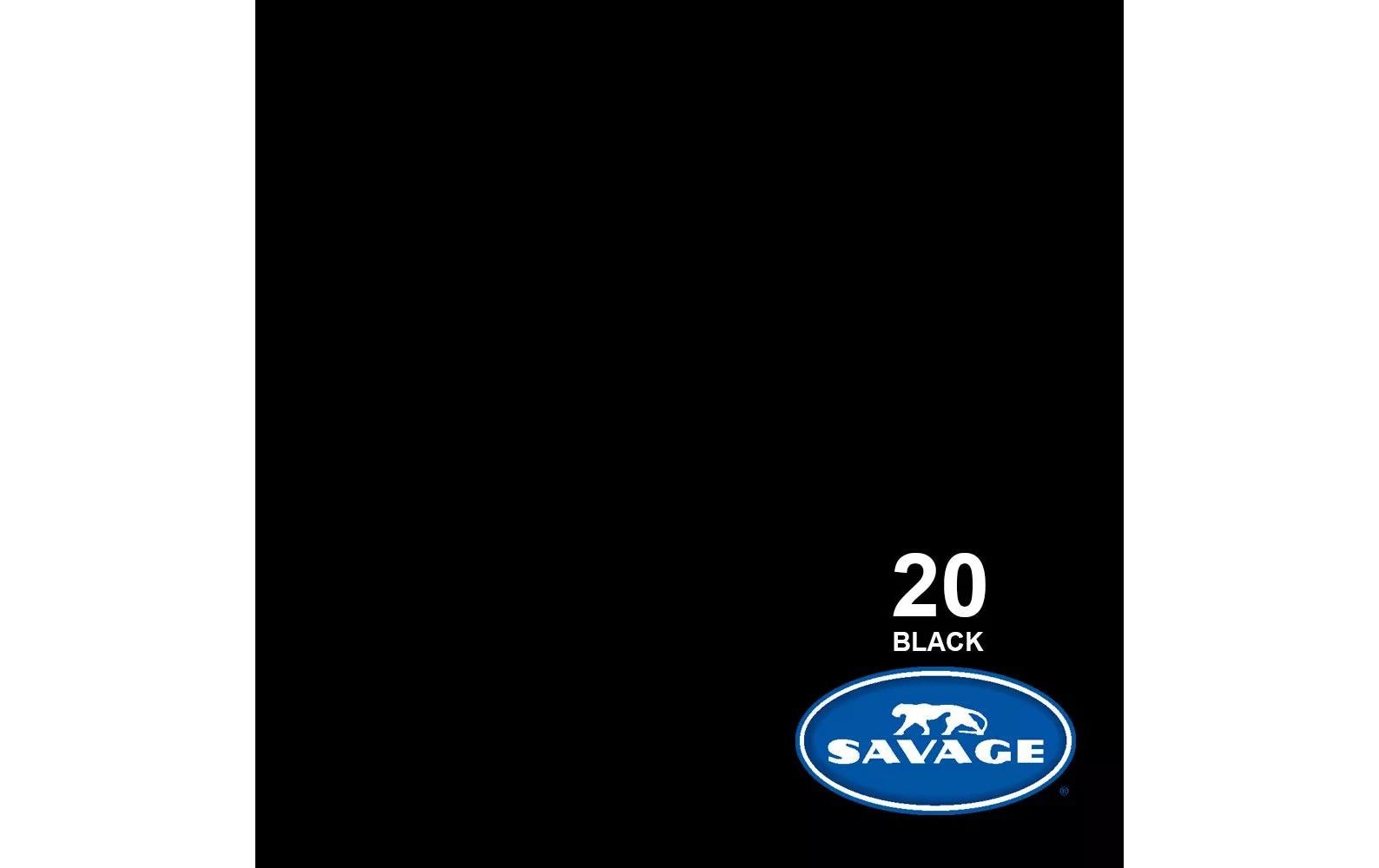 Savage Hintergrundpapier schwarz 2.72x11m Masse 2.72 x 11m