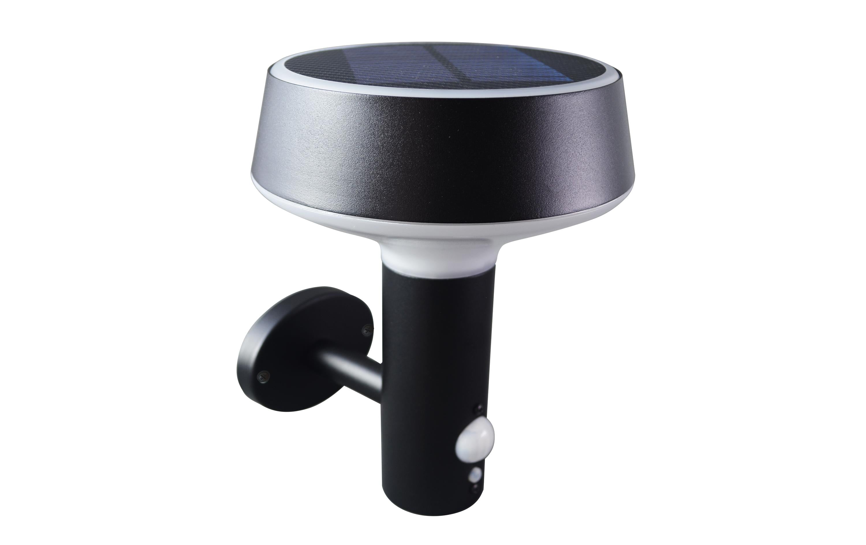 MSCH LED Solarleuchte MINTAKA IP44, 3000K, Schwarz