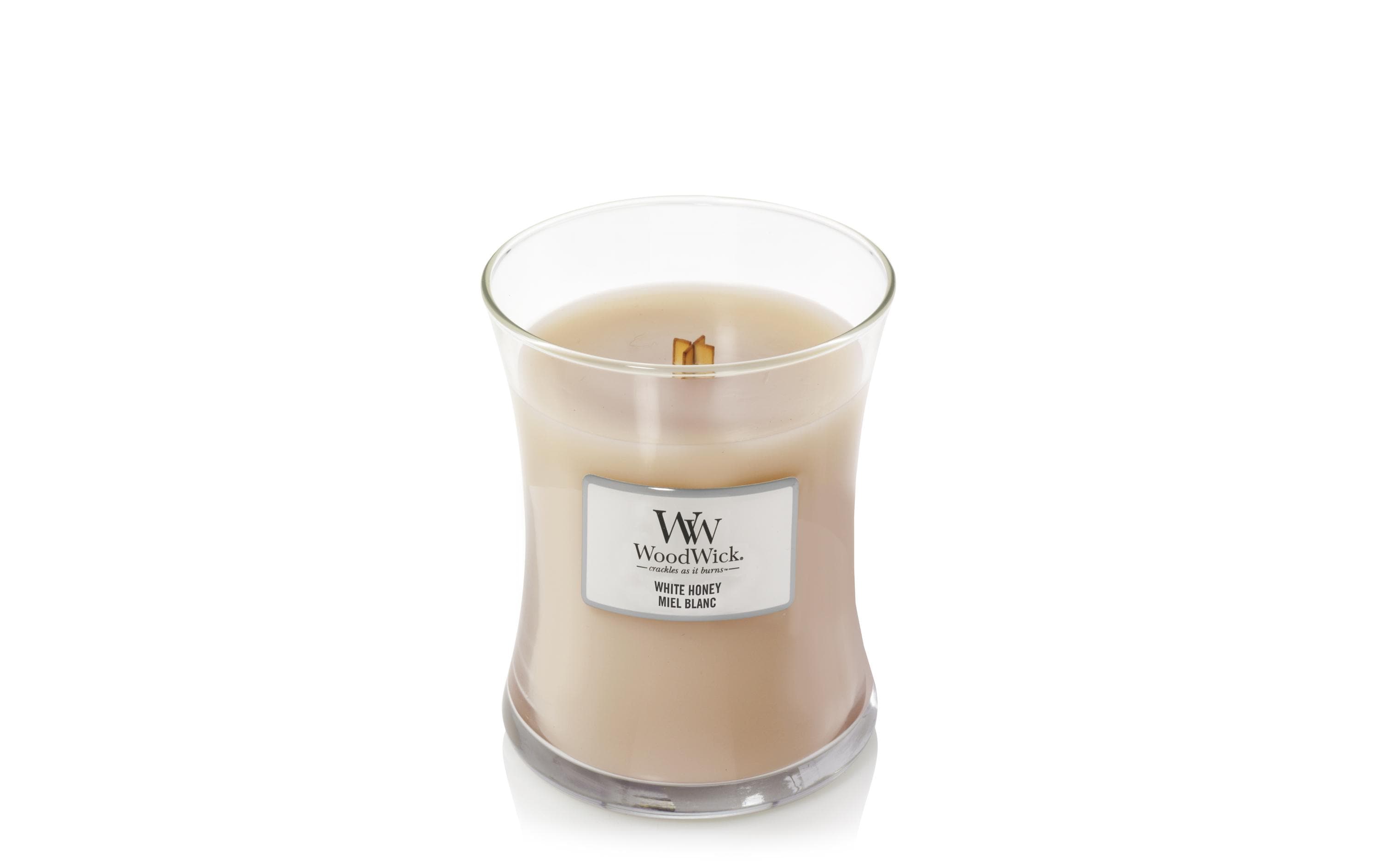 Woodwick White Honey Medium Jar