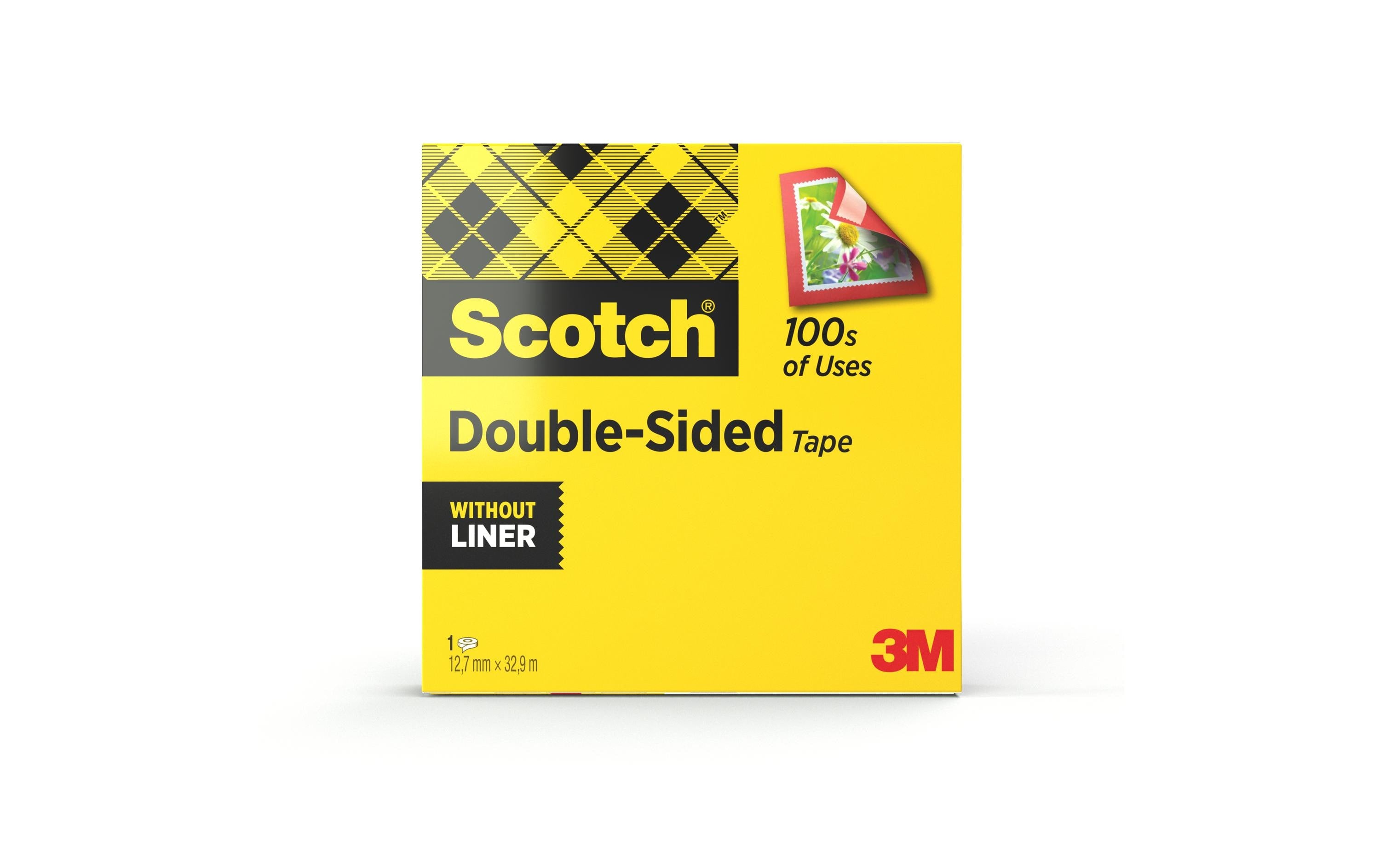 3M Scotch Klebeband doppelseitig 12 mm x 33 m, 1 Rolle