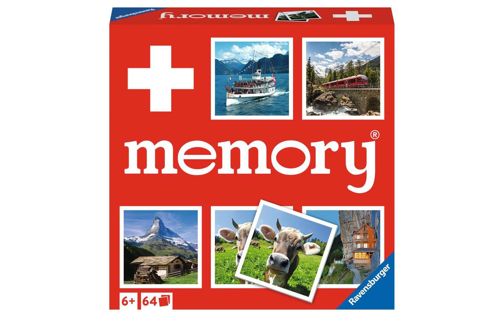 memory Schweiz 6-99 Jahre, 2 - 8 Spieler