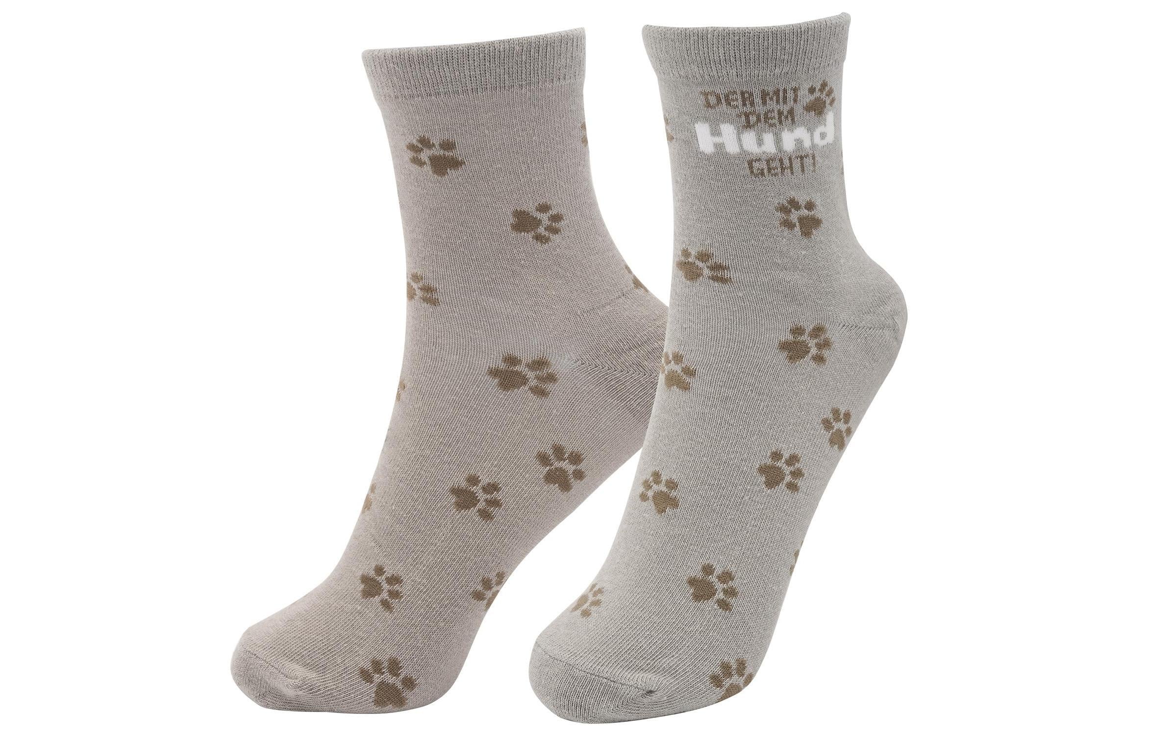 Sheepworld Zaubersocken Der mit dem Hund Grösse 41 - 46, waschbar (40 Grad)