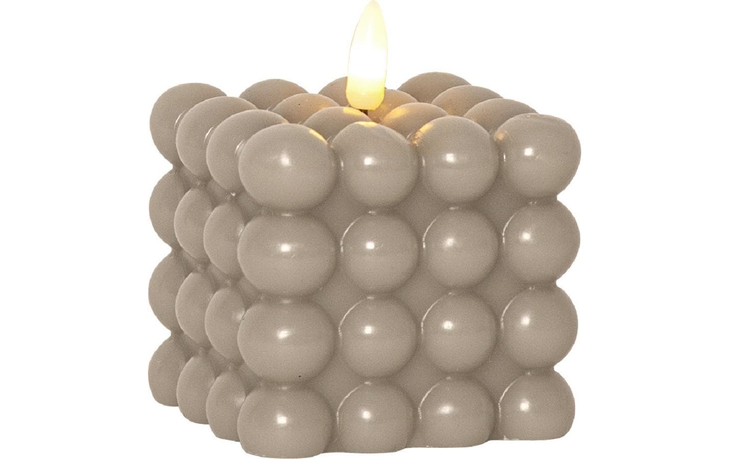 Star Trading LED Pillar Kerze Flamme Dot 0.03W, IP20, Beige