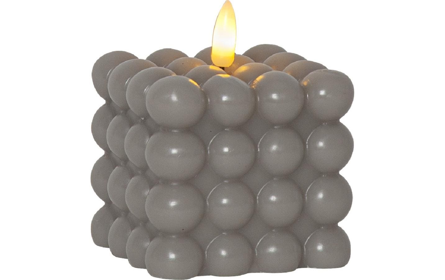 Star Trading LED Pillar Kerze Flamme Dot 0.03W, IP20, Grau
