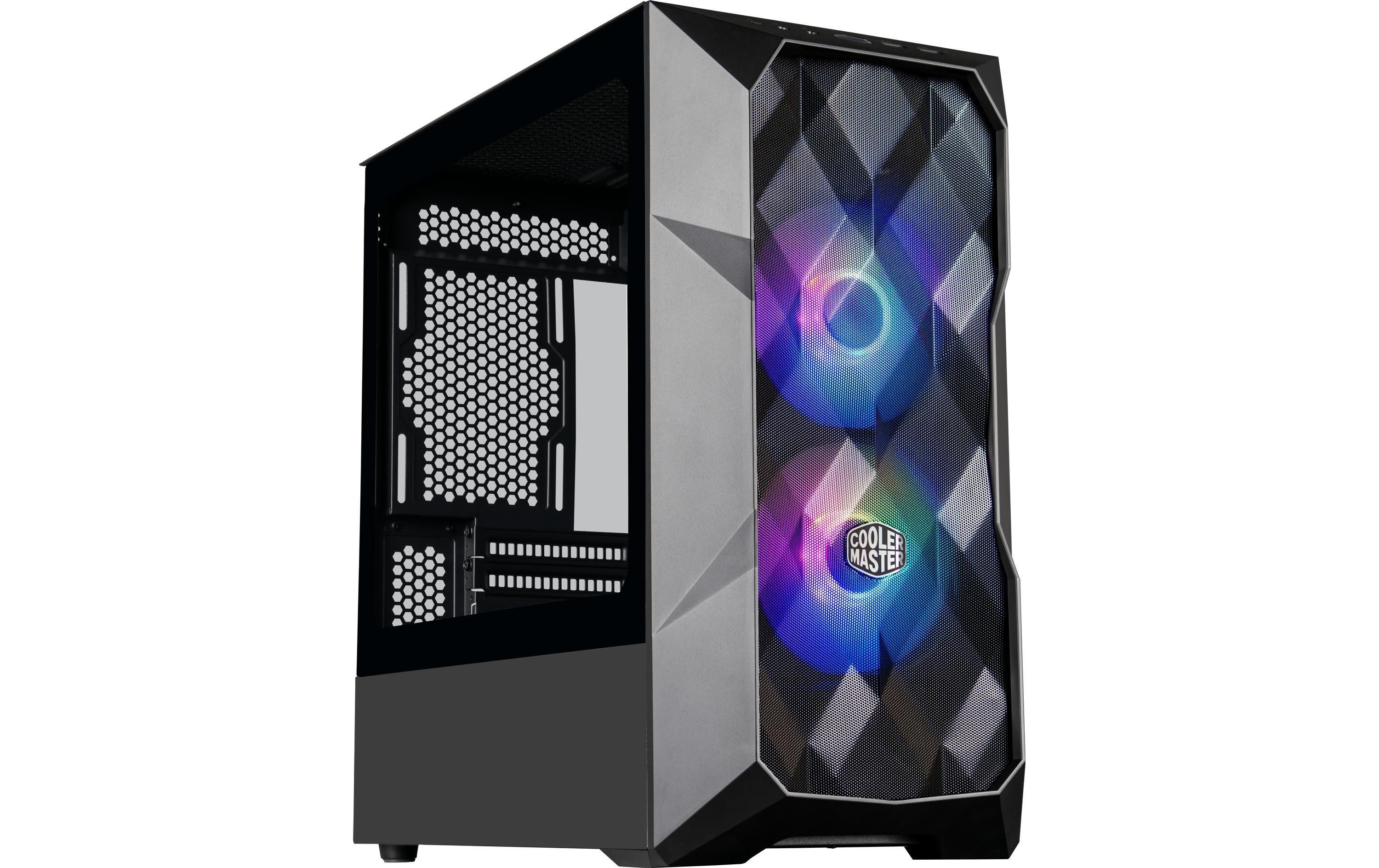 Cooler Master TD300 Schwarz schwarz, 2x 2.5/3.5", 2x 2.5", 2x USB3.2
