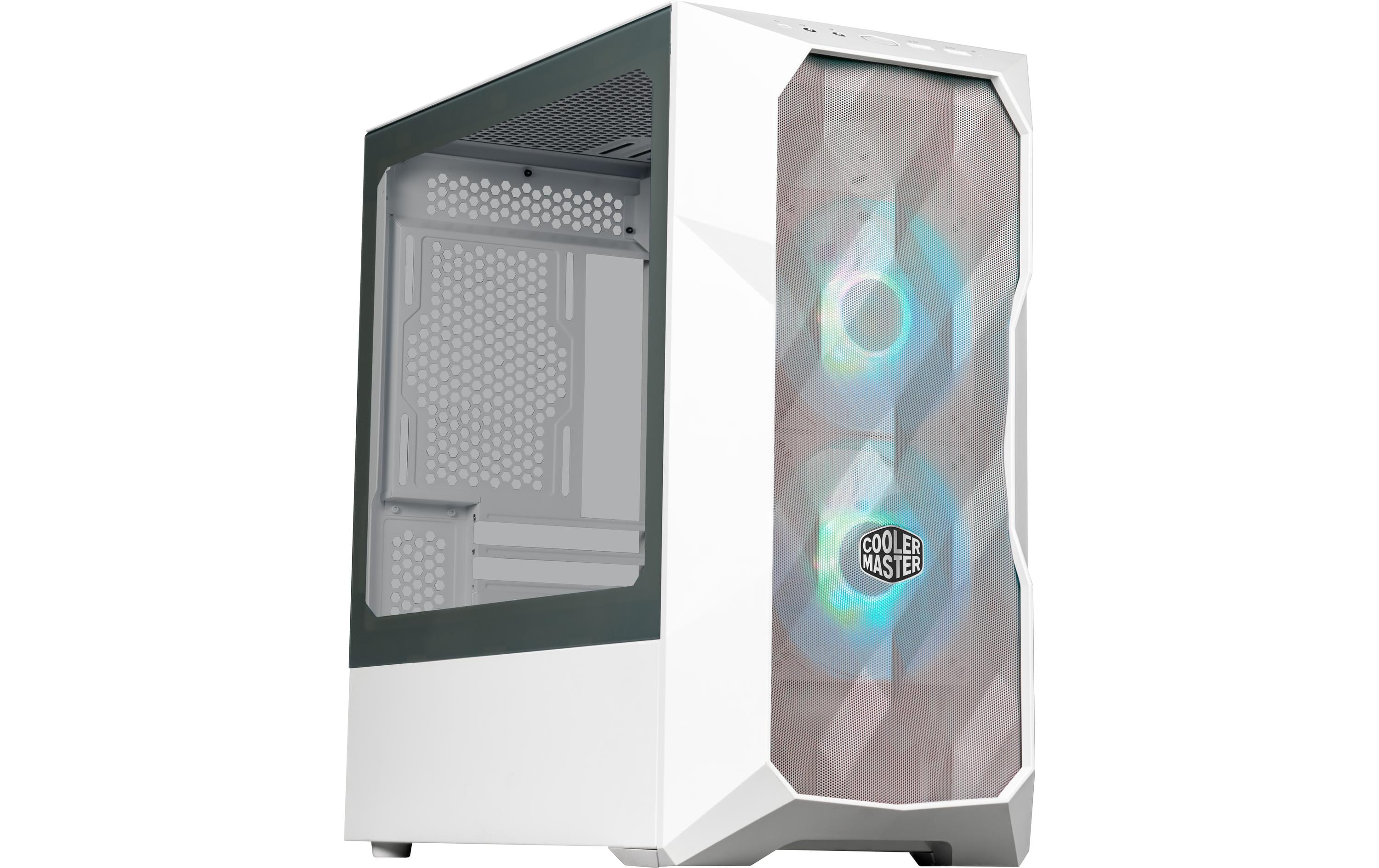 Cooler Master TD300 Weiss weiss, 2x 2.5/3.5", 2x 2.5", 2x USB3.2