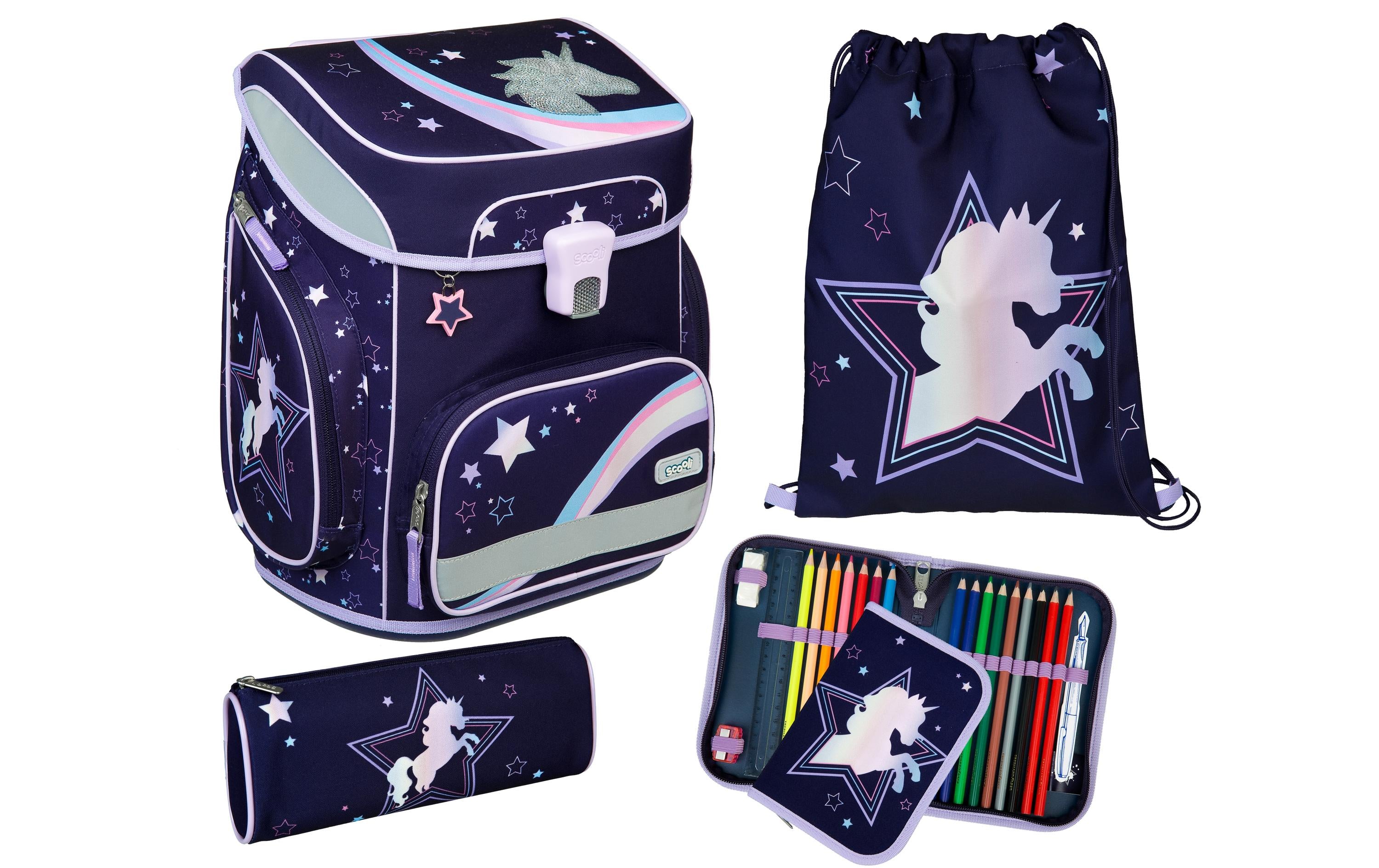 Scooli Schultheke-Set 5-teilig Einhorn, 18 Liter