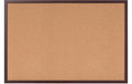 Bi-Office Memoboard Kork Earth-it 900x600mm, Rand braun