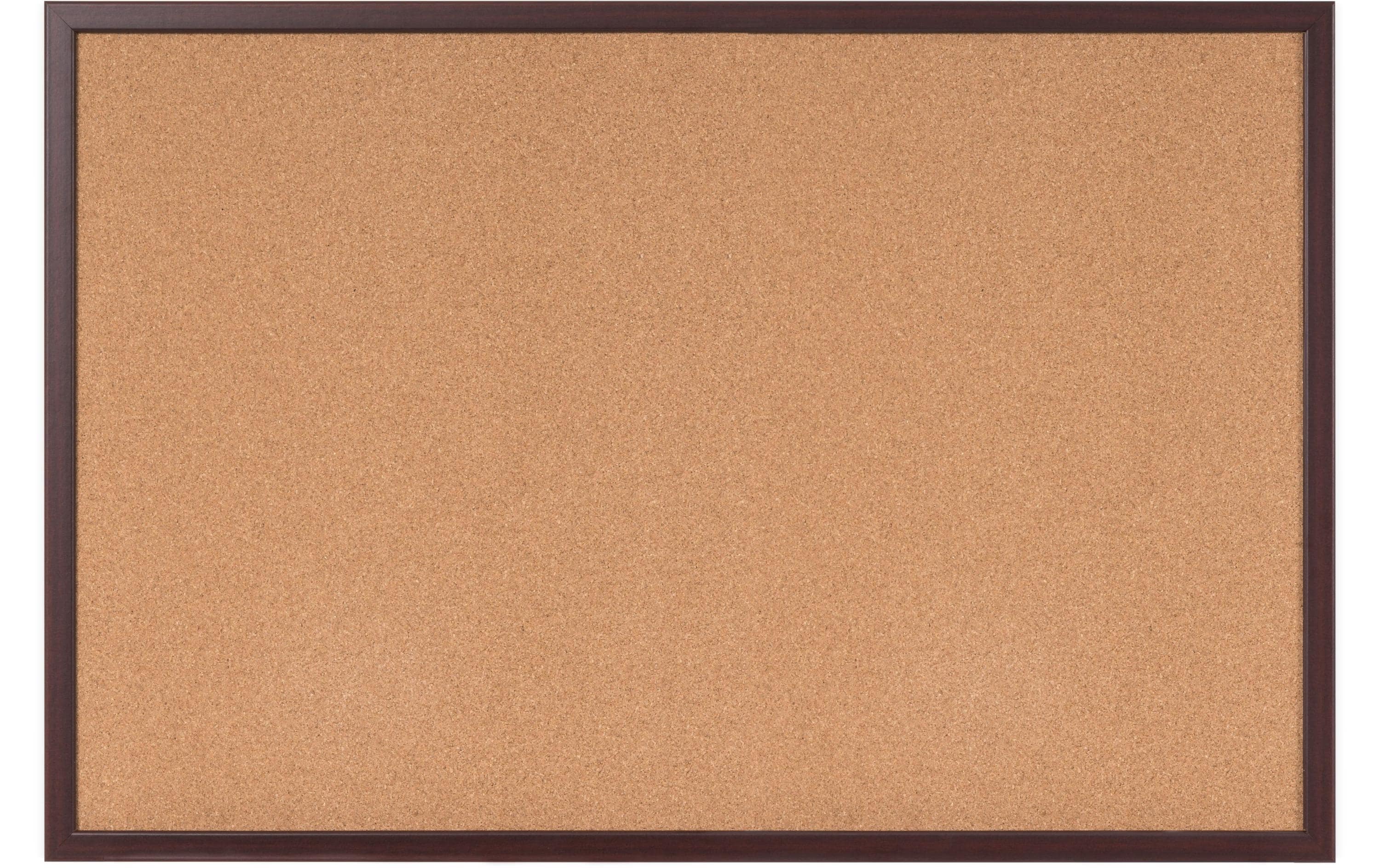 Bi-Office Memoboard Kork Earth-it 900x600mm, Rand braun
