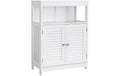 Vasagle Schrank Landhausstil, Weiss MDF, 60x80x30 cm (BxHxT)