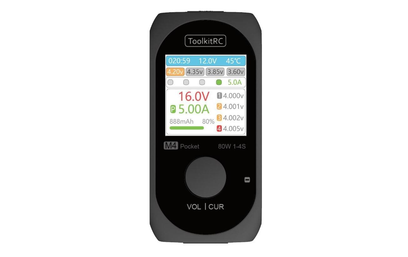 ToolKitRC M4 Pocket DC Ladegerät 1-4S 80W