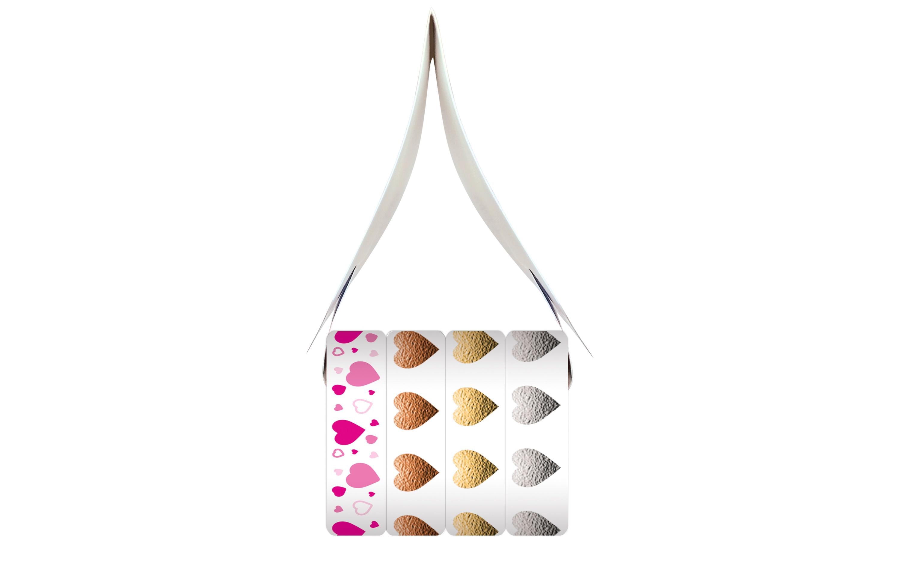 URSUS Washi Tape Herzen 4 Rollen