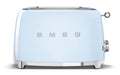 SMEG Toaster 50's TSF01PBEU 2 extra breite Toastschlitze, 950 Watt