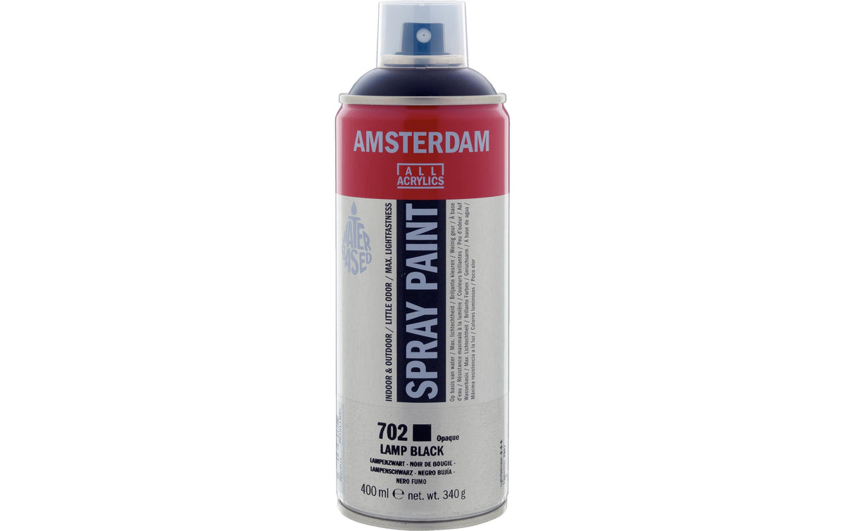 Amsterdam Acrylspray 400 ml Farbe: Lampenschwarz , Deckkraft: Deckend