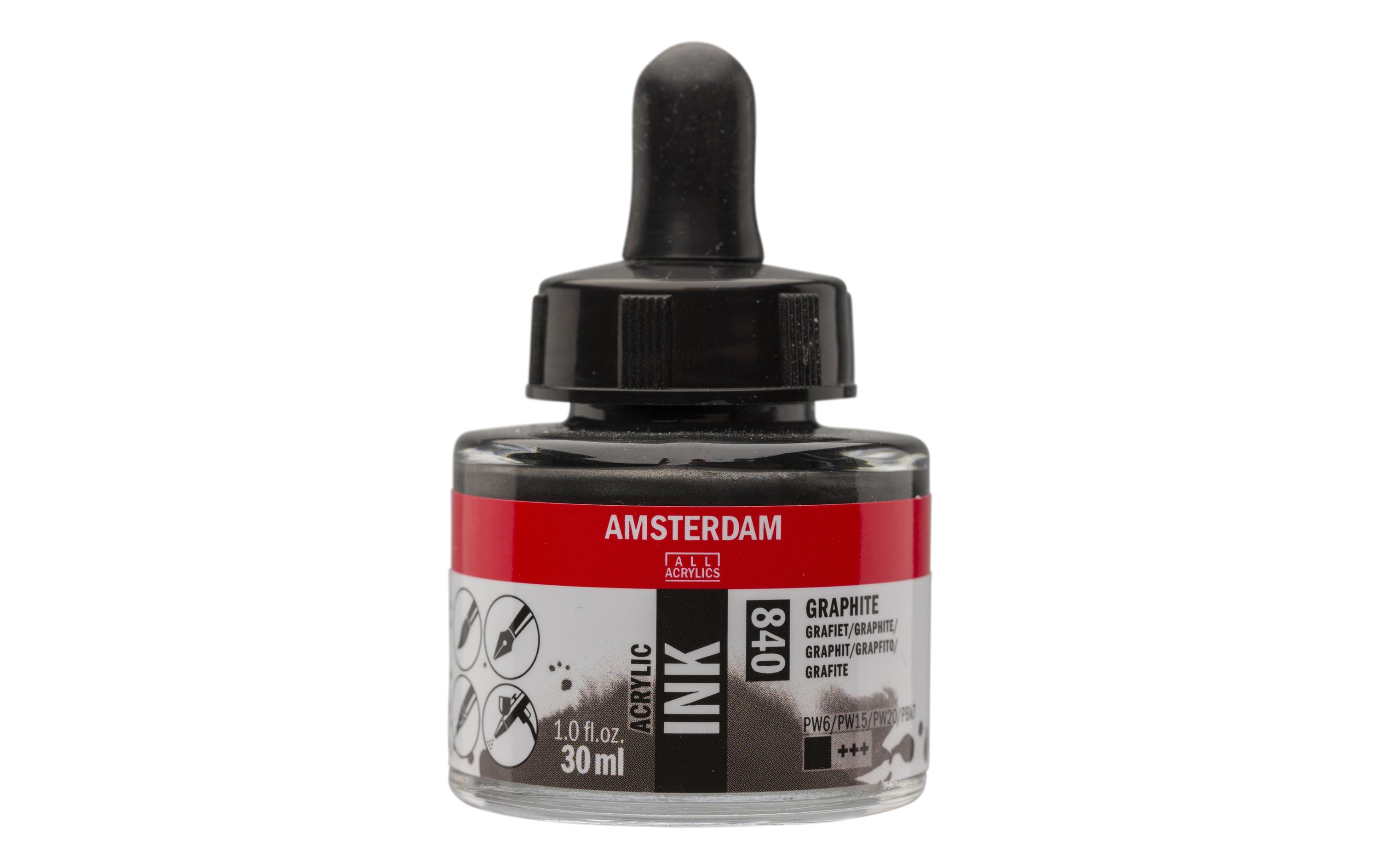 Amsterdam Acrylic Tinte 30 ml Farbe: Graphit