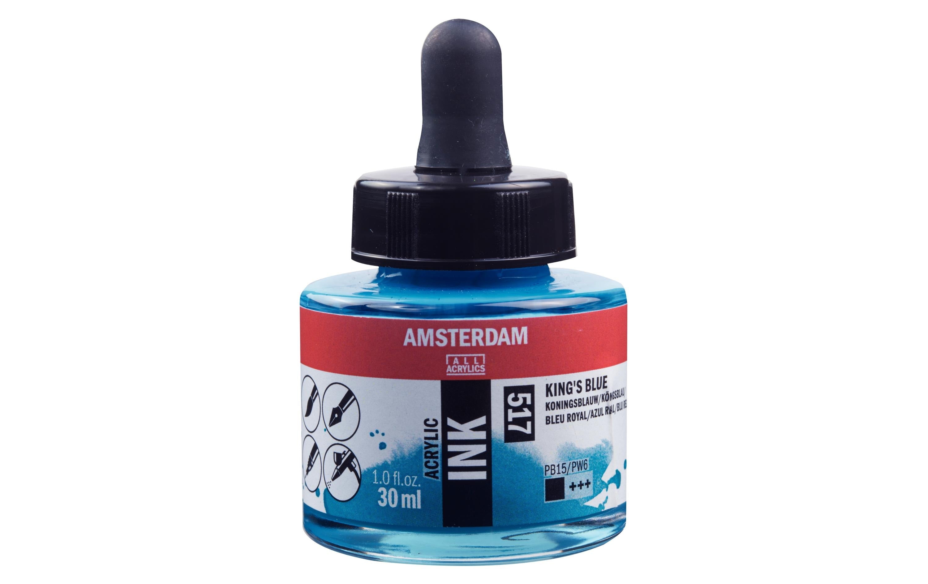 Amsterdam Acrylic Tinte 30 ml Farbe: Königsblau