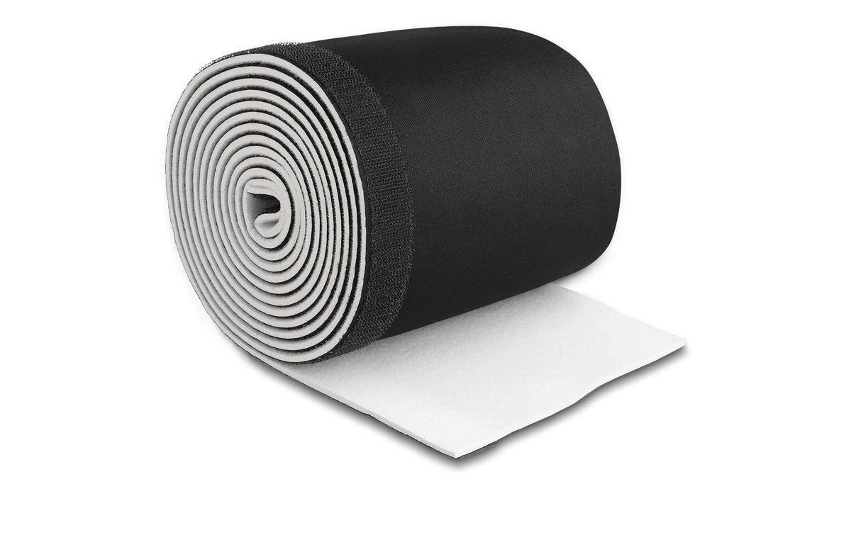 Delock Kabelschlauch Neopren flexibel Klettverschluss 3mx135mm, schwarz/weiss