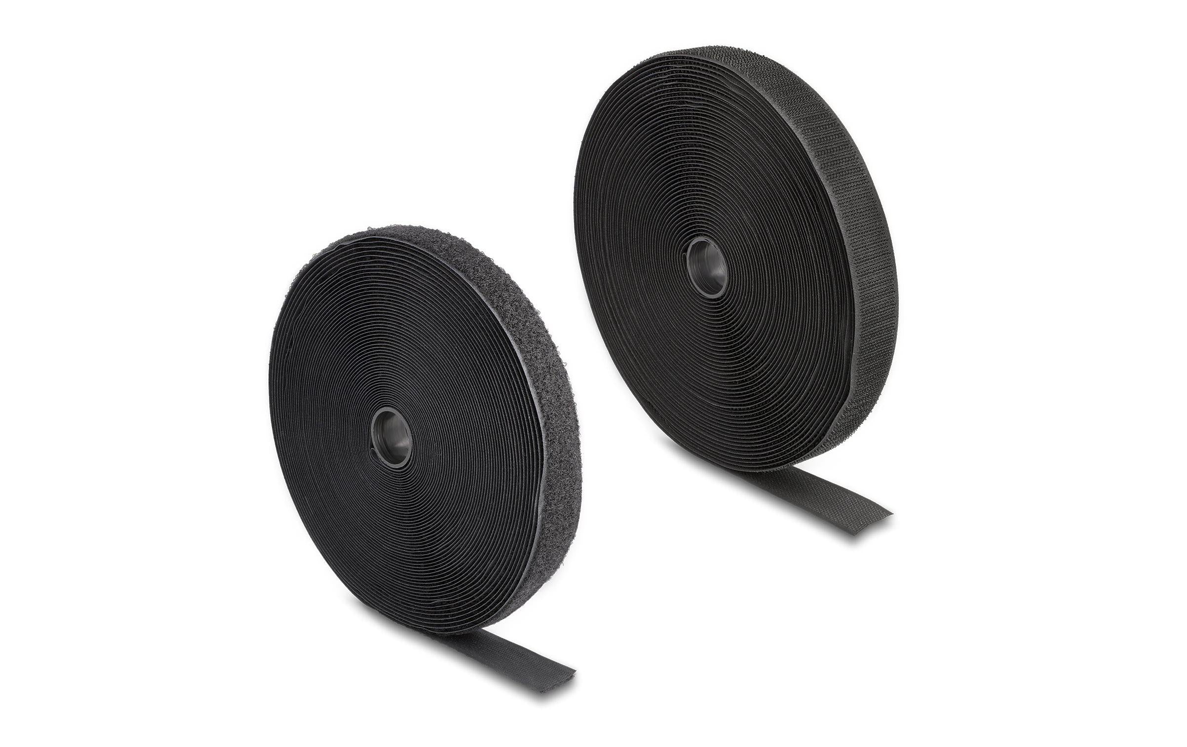 Delock Strapazierfähiges Klettband 15mx25mm mit Haft und Flauschband