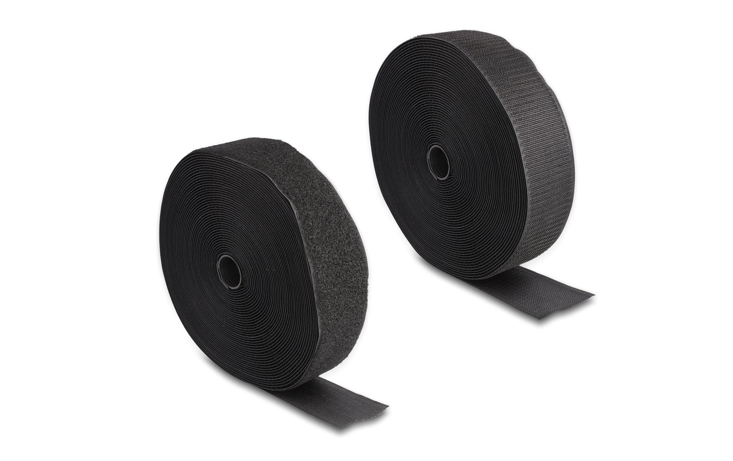 Delock Strapazierfähiges Klettband 15mx50mm mit Haft und Flauschband