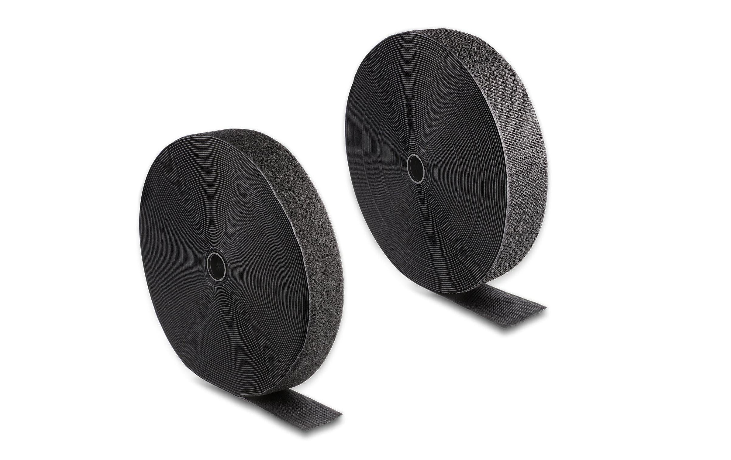 Delock Strapazierfähiges Klettband 25mx50mm mit Haft und Flauschband