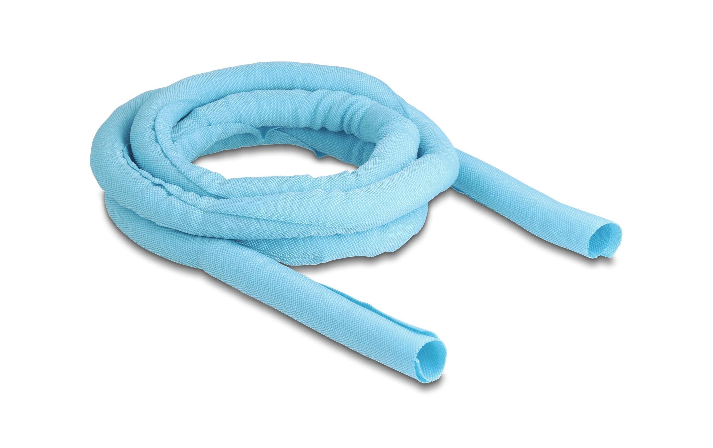 Delock Gewebeschlauch 2mx19mm selbstschliessend, hitzebeständig, blau