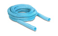Delock Gewebeschlauch 5mx19mm selbstschliessend, hitzebeständig, blau