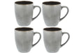 Bitz Kaffeetasse 30cl grau/grau 4 Stk., Stoneware