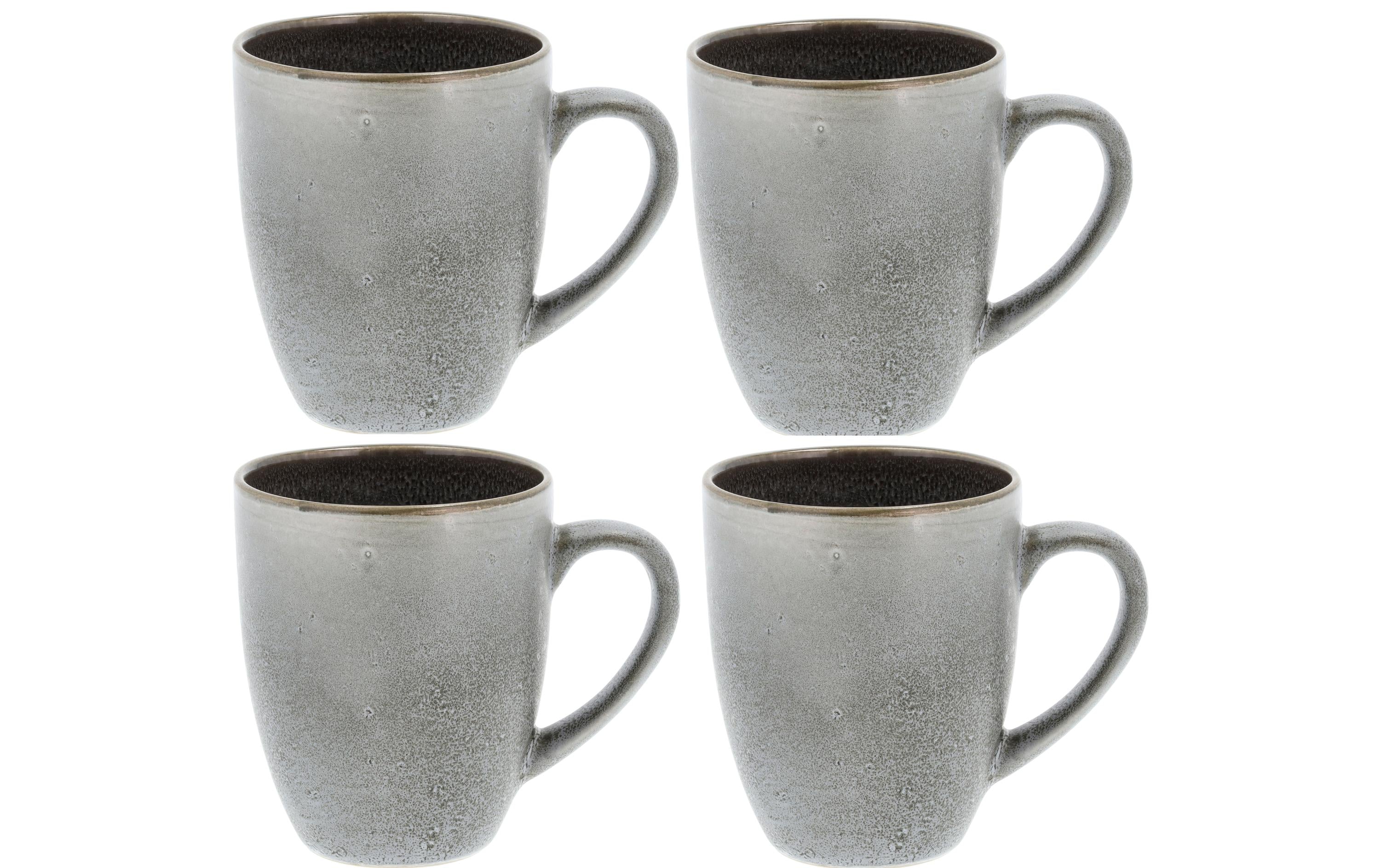 Bitz Kaffeetasse 30cl grau/grau 4 Stk., Stoneware