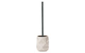 Kleine Wolke WC-Bürstenhalter Crackle Polyresin, beige