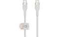 Belkin BoostCharge Pro Flex USB-C-USB-C 2m Silikon weiss bis 60W
