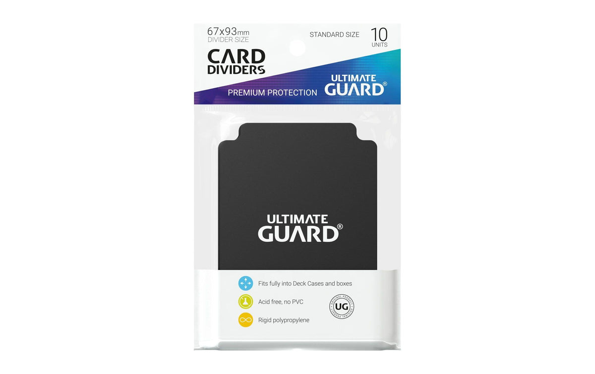 Ultimate Guard, Kartentrenner Standardgröss Standardgrösse Schwarz (10)