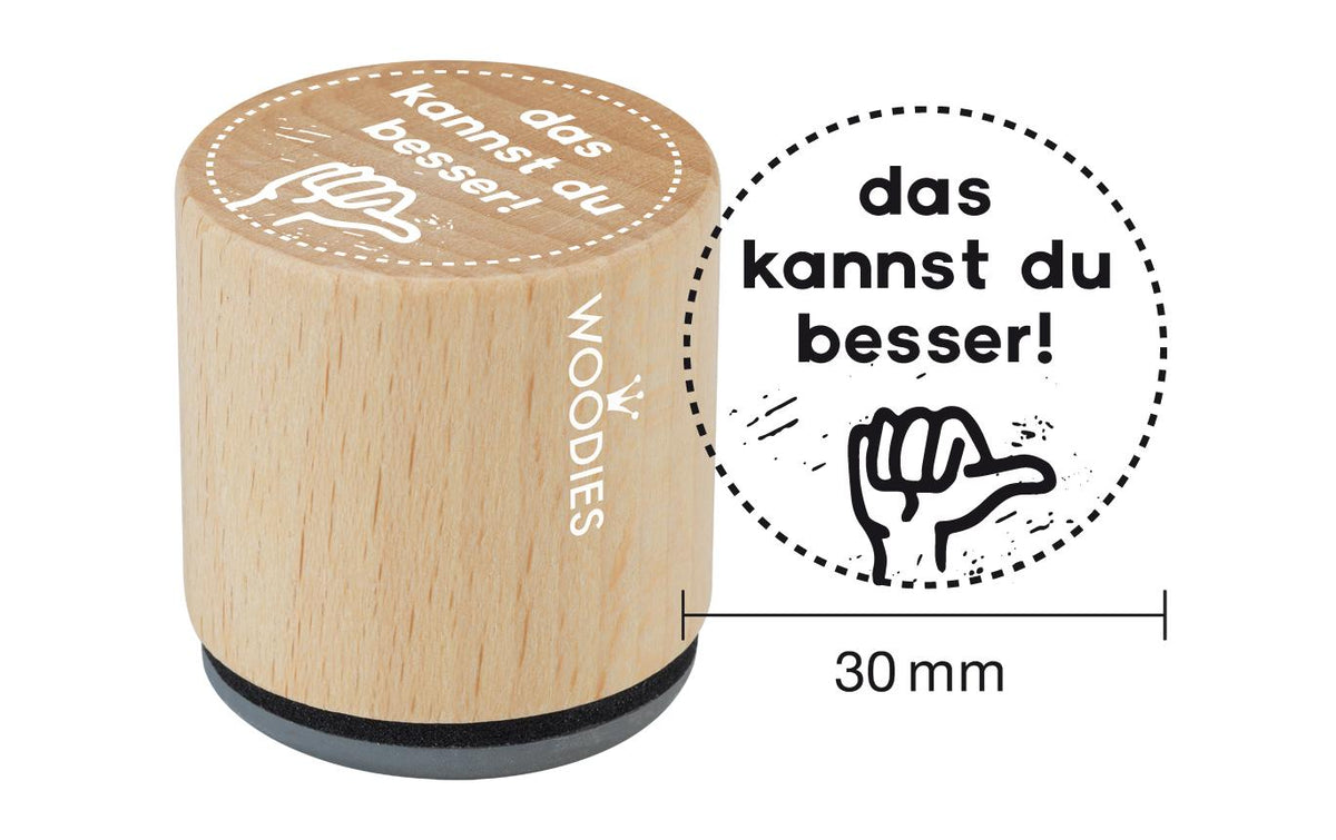 Woodies Stempel Woodies Du kannst das besser.., 1 Stück