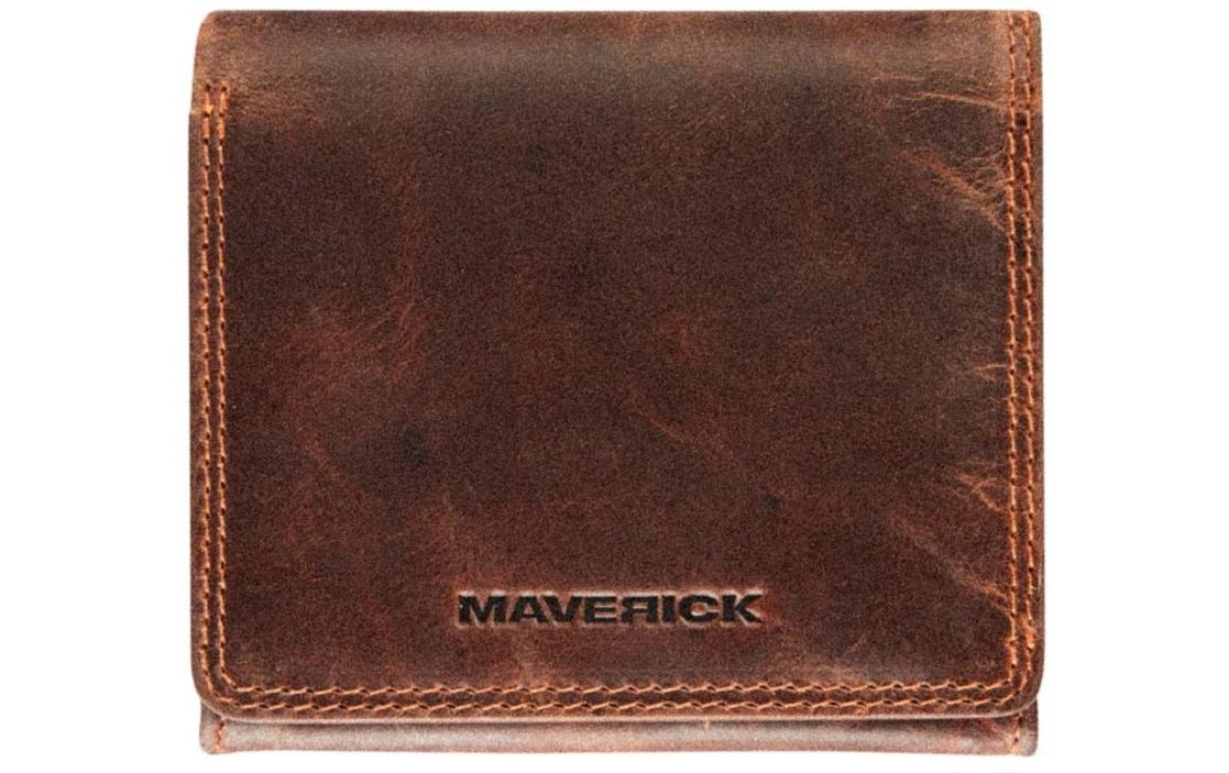 Maverick Original Portemonnaie Leder, RFID, braun