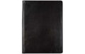 Maverick All Black A4 Konferenzmappe Leder, schwarz